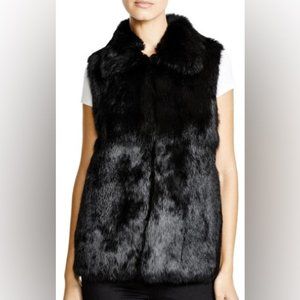 Rebecca Minkoff Rabbit Fur + Leather Vest - Size M